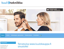 Tablet Screenshot of kuulokauppa.fi